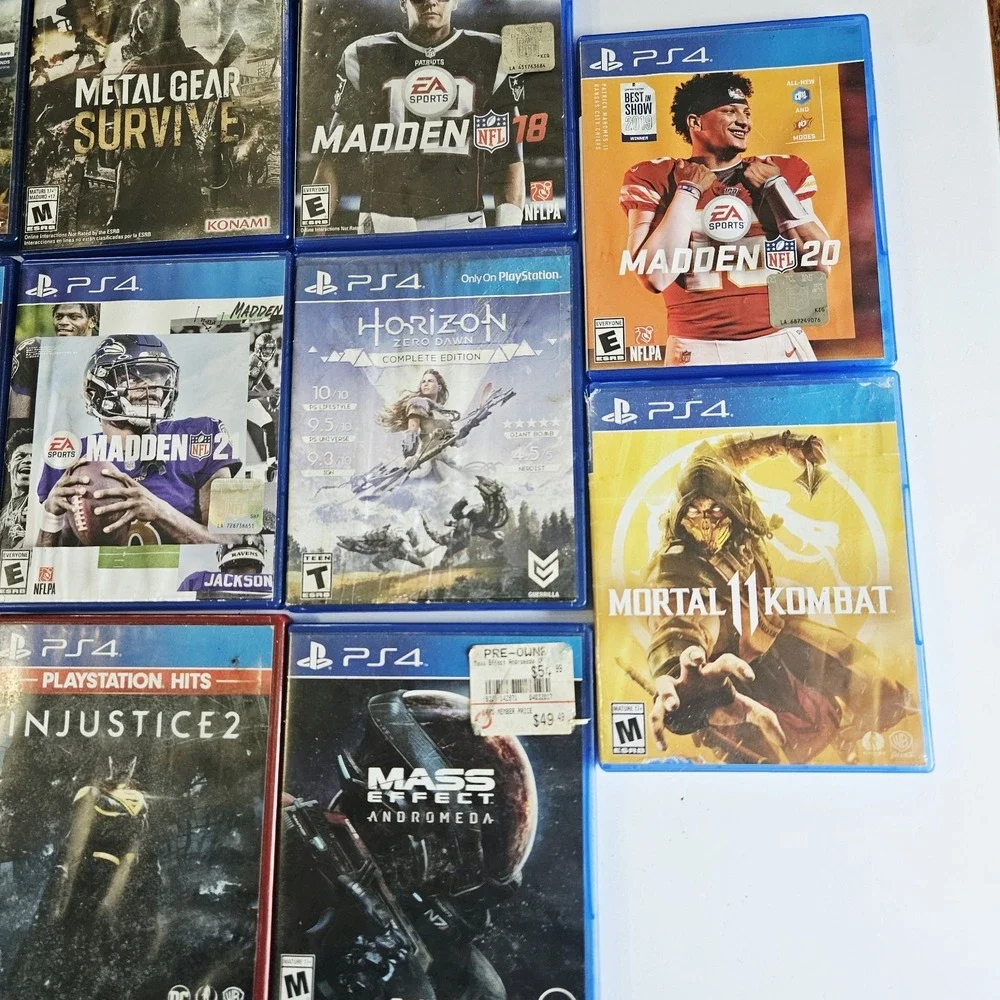 PlayStation 4 PS4Games Bundle Of 17 Various Games Most Have Manuel - Tested Work